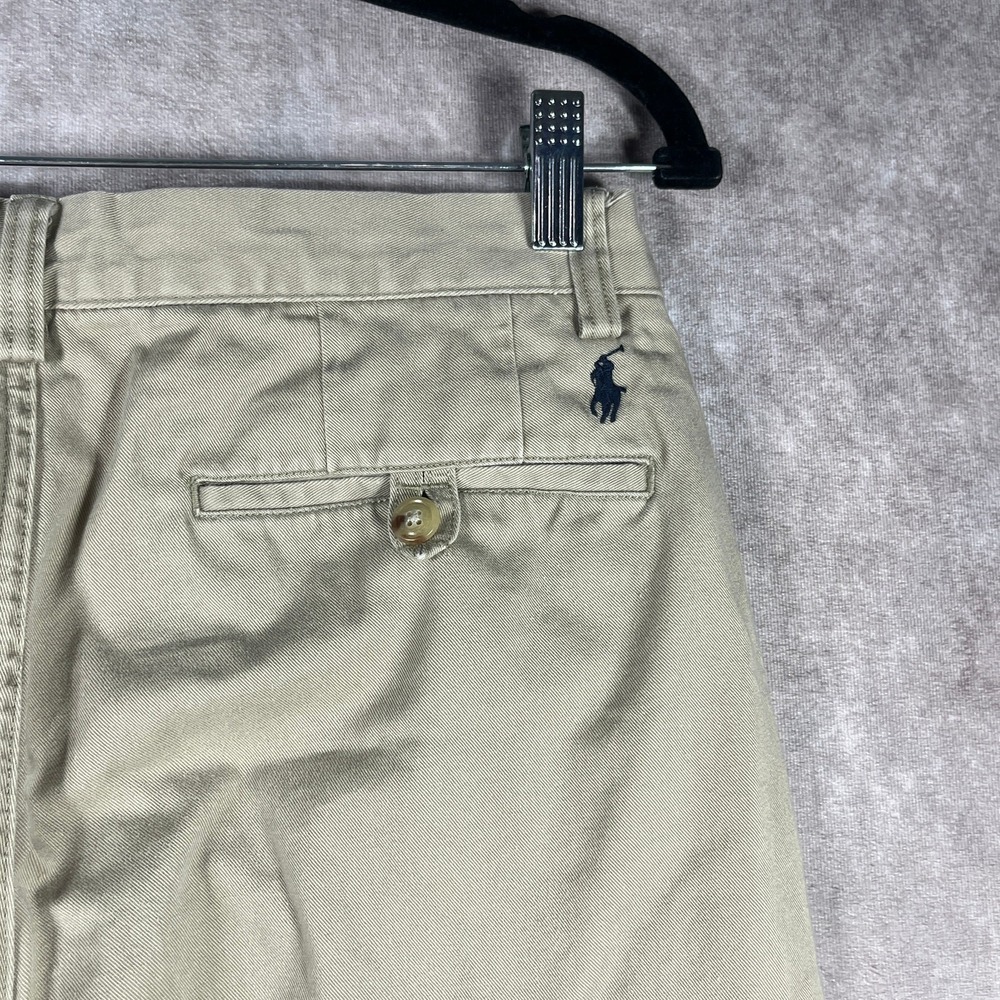 Polo Ralph Lauren Pants Mens 30X32 Tan Classic Cotton Twill Classic Fit‎ Preppy - Picture 4 of 13
